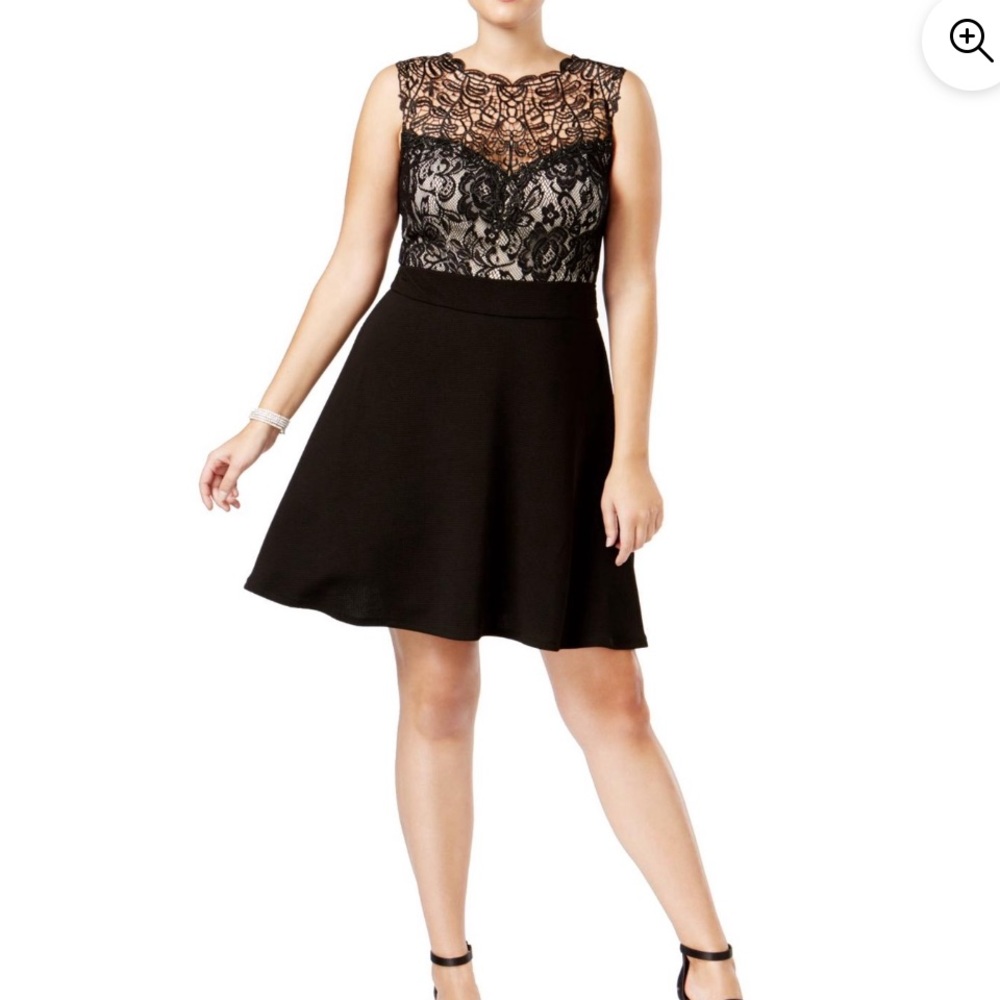 Loved Squared 3x back nude dress